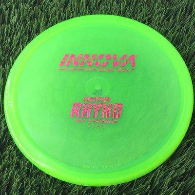 Innova Champion Rhyno with Burst Logo Stock Stamp - 172g - Translucent Muted Green