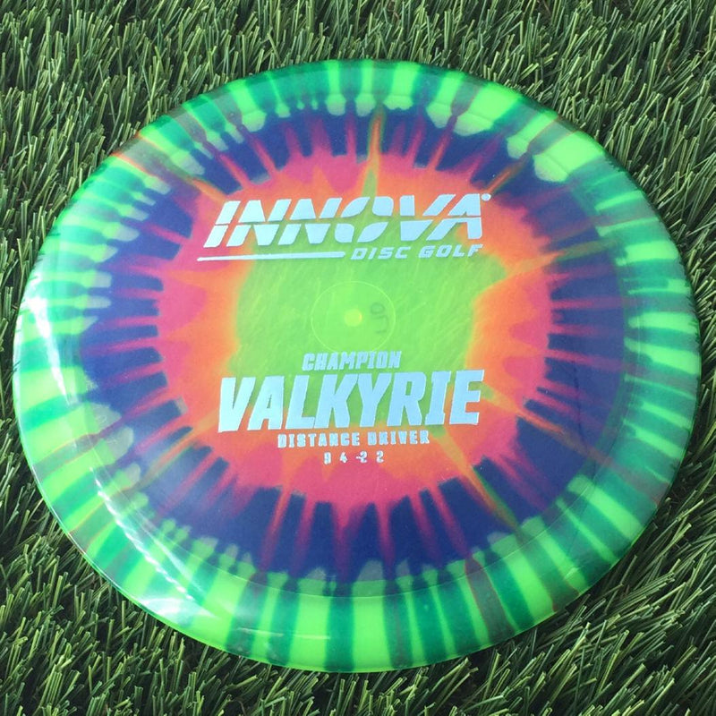 Innova Champion I-Dye Valkyrie with Burst Logo Stock Stamp - 170g - Translucent Dyed