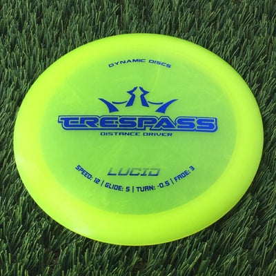 Dynamic Discs Lucid Trespass - 171g - Translucent Yellow