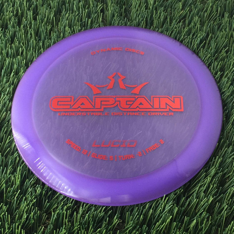 Dynamic Discs Lucid Captain - 173g - Translucent Purple