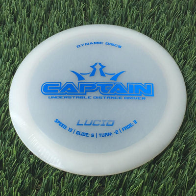 Dynamic Discs Lucid Captain - 175g - Translucent White