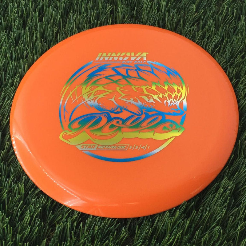 Innova Star Rollo with Burst Logo Stock Stamp - 161g Orange