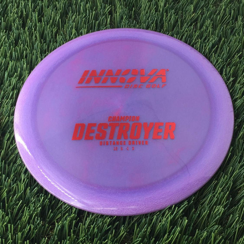 Innova Champion Destroyer with Burst Logo Stock Stamp - 166g - Translucent Purple