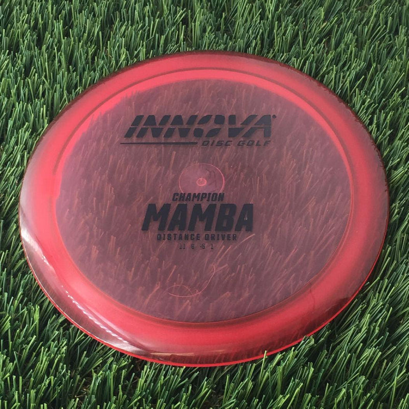 Innova Champion Mamba with Burst Logo Stock Stamp - 172g - Translucent Red