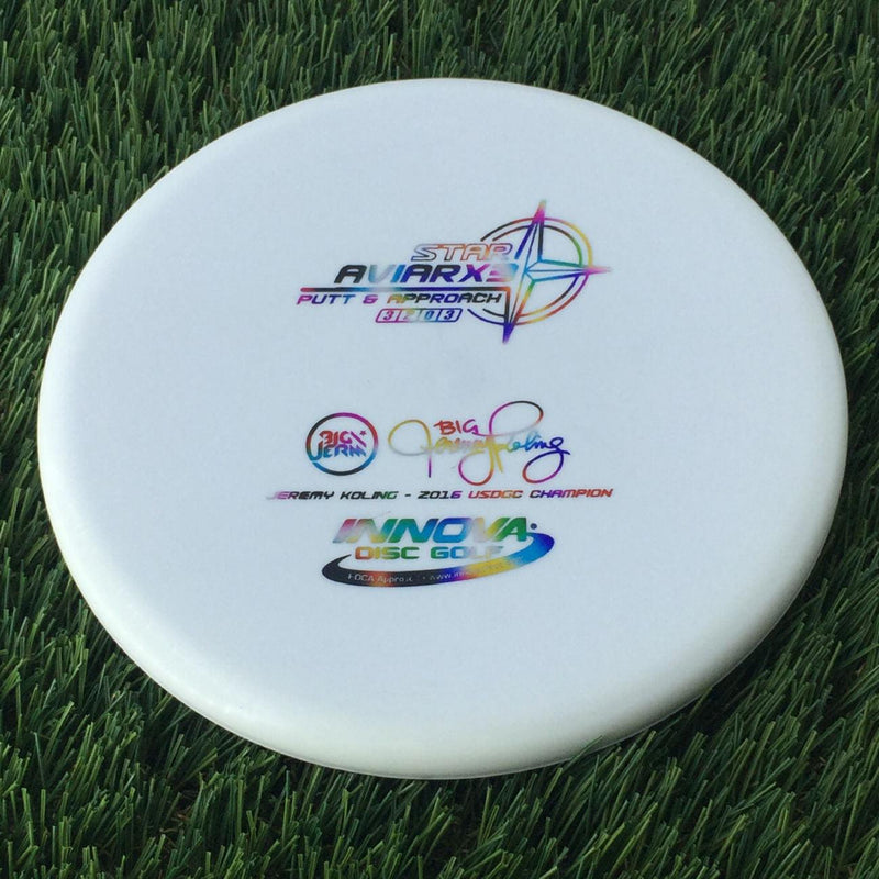 Innova Star AviarX3 with Big Jerm - Jeremy Koling - 2016 USDGC Champion Stamp - 166g White