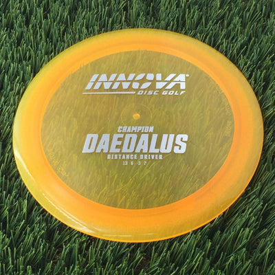 Innova Champion Daedalus with Burst Logo Stock Stamp - 175g - Translucent Light Orange