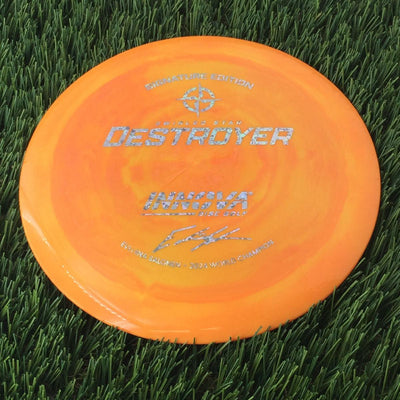 Innova Swirled Star Destroyer with Eveliina Salonen - 2024 World Champion Signature Edition Stamp - 170g Orange