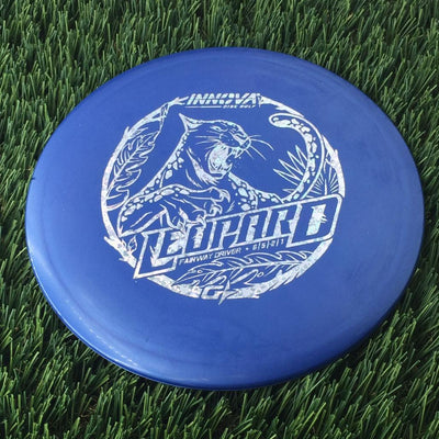 Innova Gstar Leopard with Burst Logo Stock Stamp - 171g Dark Blue