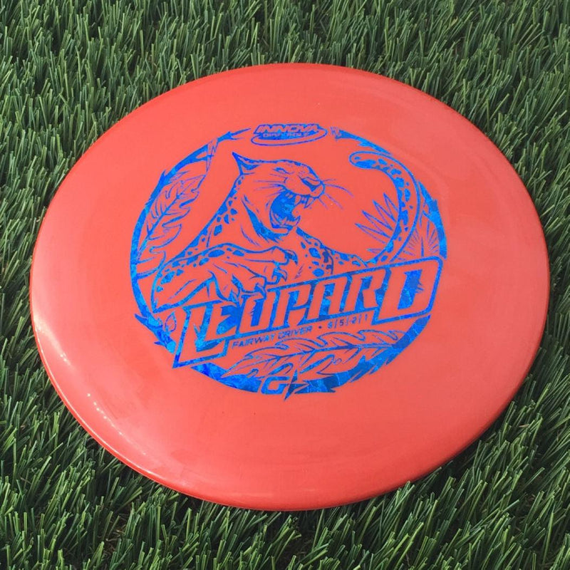 Innova Gstar Leopard with Burst Logo Stock Stamp - 170g Red