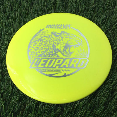 Innova Star Leopard with Burst Logo Stock Stamp - 175g Yellow