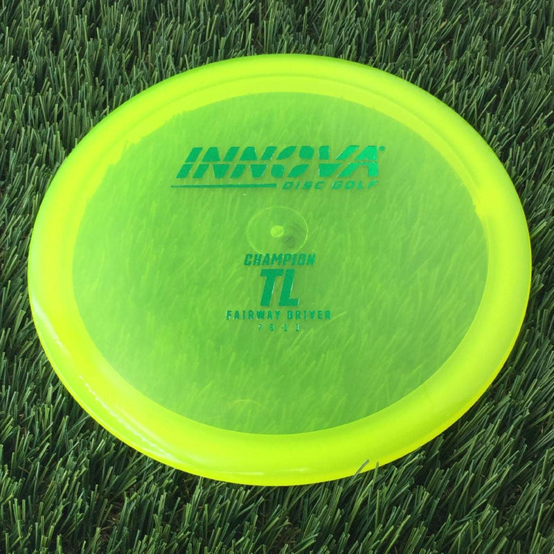 Innova Champion TL with Burst Logo Stock Stamp - 168g - Translucent Yellow