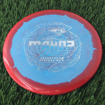 Innova Halo Star Mako3 with Burst Logo Stock Stamp - 173g Bluish Red