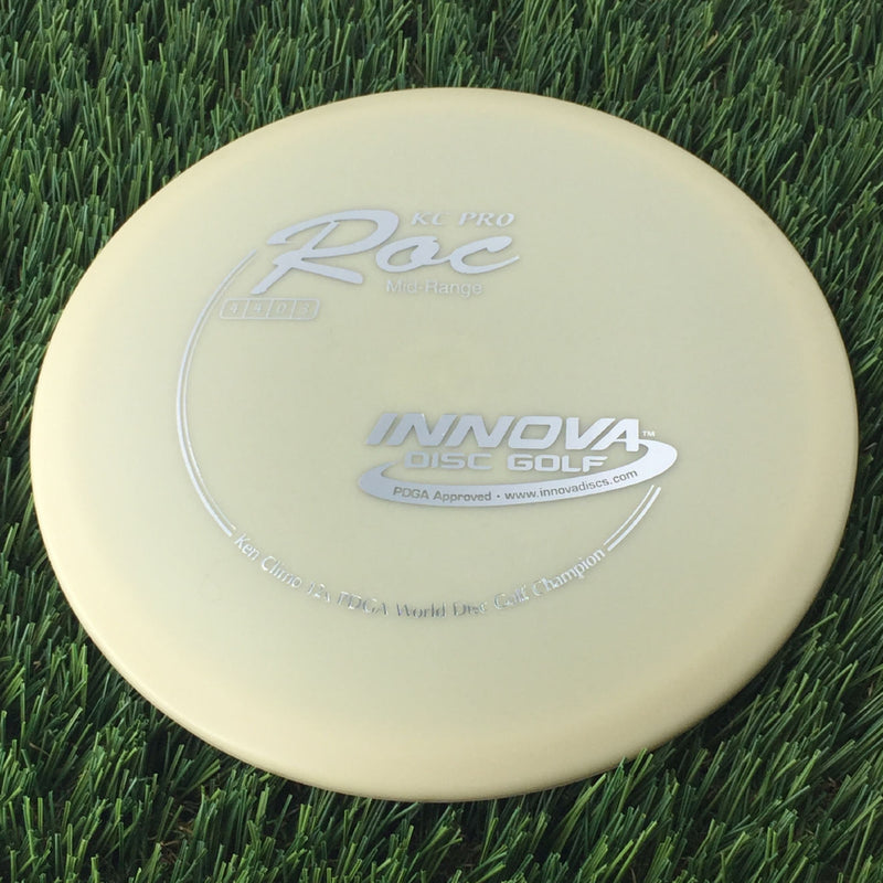 Innova Pro KC Roc with Ken Climo 12x PDGA World Disc Golf Champion Stamp - 150g Cream