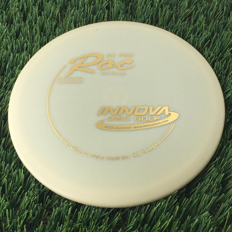 Innova Pro KC Roc with Ken Climo 12x PDGA World Disc Golf Champion Stamp - 150g Cream