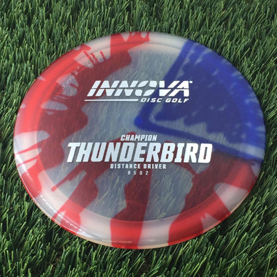 Innova Champion I-Dye Thunderbird with Burst Logo Stock Stamp - 170g - Translucent Flag