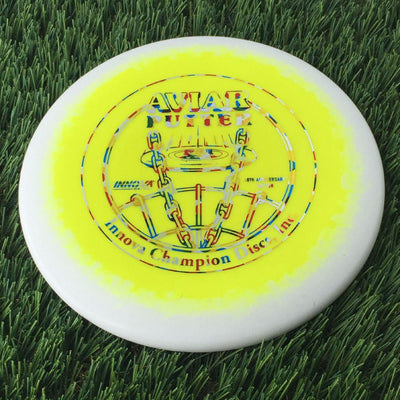 Innova Halo Nexus Aviar Putter with 40th Anniversary - Innova Champion Discs, Inc. Stamp - 175g Yellow