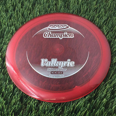 Innova Champion Valkyrie with Circle Fade Stock Stamp - 175g - Translucent Red