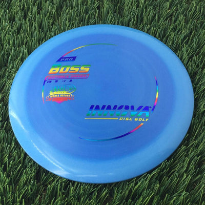 Innova Pro Boss with Burst Logo Stock 1108 Feet World Record Stamp - 167g Blue