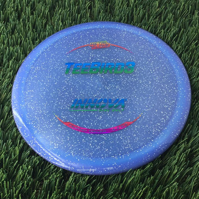 Innova Champion Metal Flake Teebird3 with Burst Logo Stock Stamp - 170g - Translucent Blurple