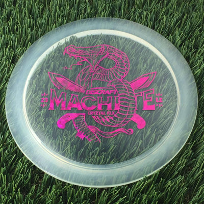 Discraft CryZtal Flx Machete with 2023 Ledgestone Edition - Wave 2 Stamp - 174g - Translucent Clear