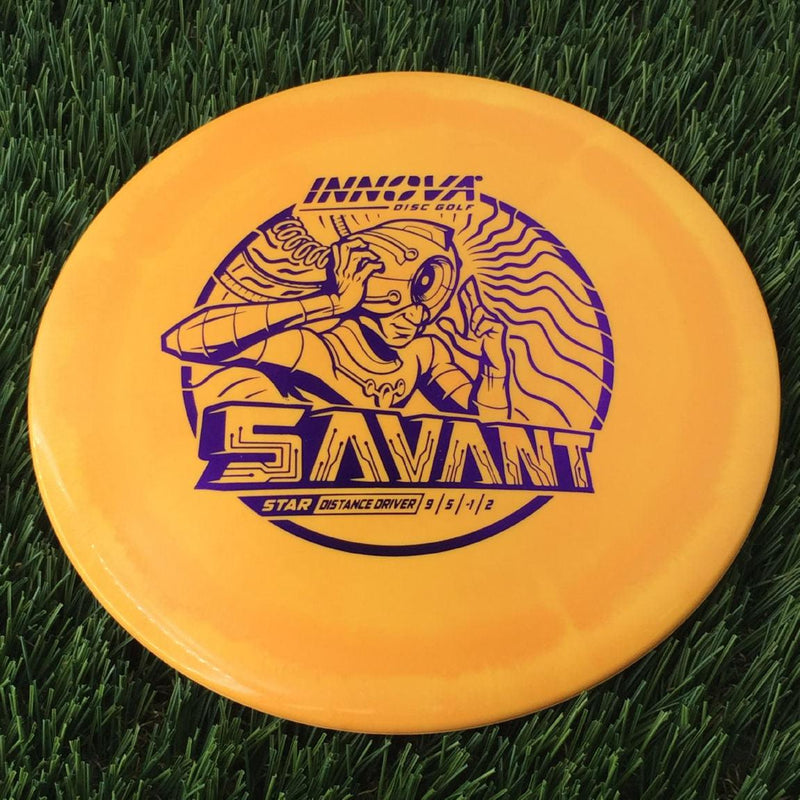 Innova Star Savant with Burst Logo Stock Stamp - 164g Orange