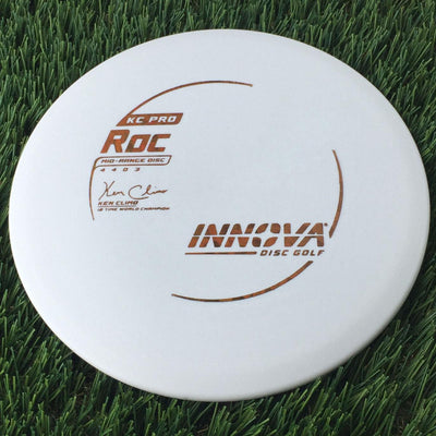 Innova Pro KC Roc with Ken Climo 12 Time World Champion Burst Logo Stamp - 177g White