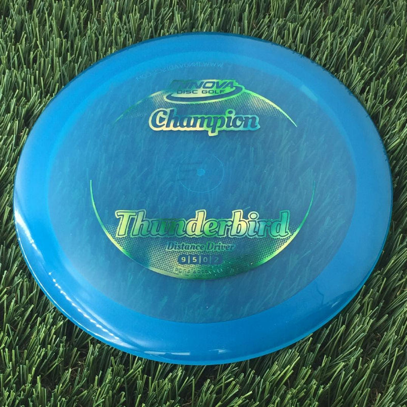 Innova Champion Thunderbird with Circle Fade Stock Stamp - 171g - Translucent Blue