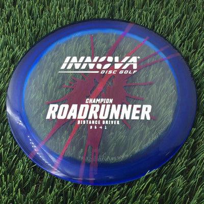 Innova Champion I-Dye Roadrunner with Burst Logo Stock Stamp - 175g - Translucent Bluish Dyed