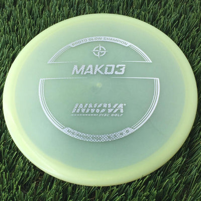 Innova Proto Glow Champion Mako3 with Burst Logo Stock Stamp - 164g - Translucent Glow