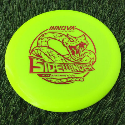 Innova Star Sidewinder with Burst Logo Stock Stamp - 167g Neon Yellow