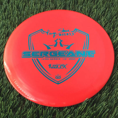 Dynamic Discs Fuzion X-Blend Sergeant with Paige Shue #33833 Team Series V2 2021 Stamp - 176g Red