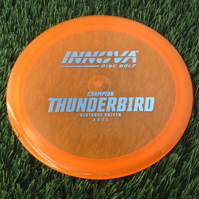 Innova Champion Thunderbird with Burst Logo Stock Stamp - 167g - Translucent Orange