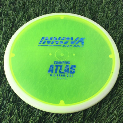 Innova Overmold Champion Atlas with Burst Logo Stock Stamp - 176g - Translucent Neon Green