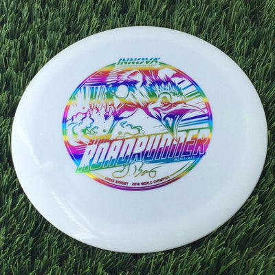 Innova Star Roadrunner with Gregg Barsby - 2018 World Champion with Burst Logo Stamp- 175 White