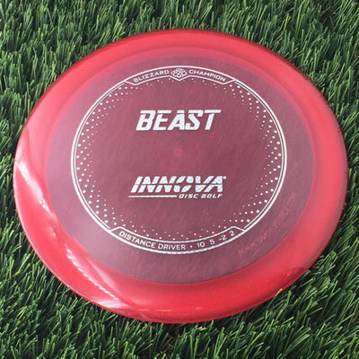 Innova Champion Blizzard Beast with Burst Logo Stock Stamp- 157 Red