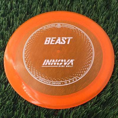 Innova Champion Blizzard Beast with Burst Logo Stock Stamp- 159 Orange