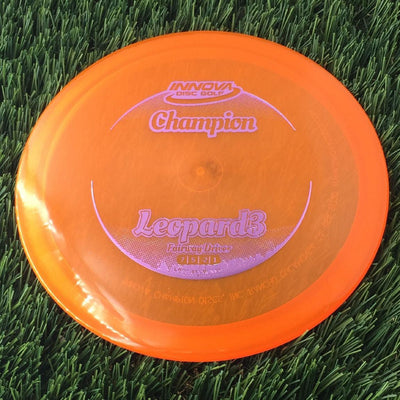 Innova Champion Leopard3 with Circle Fade Stock Stamp- 168 Orange