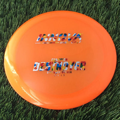 Innova Champion Destroyer with Burst Logo Stock Stamp- 175 Orange