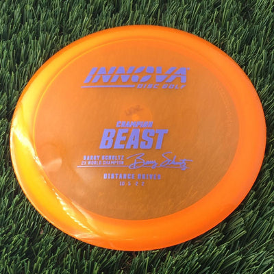 Innova Champion Beast with Burst Logo Barry Schultz 2X World Champion Stamp- 175 Orange