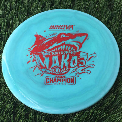 Innova Star Mako3 with Kona Montgomery Team Champion Series 2025 Stamp- 180 Blue
