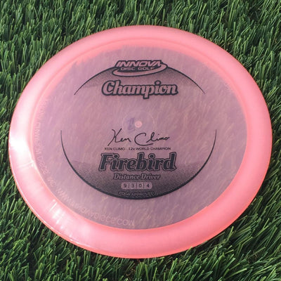 Innova Champion Firebird with Ken Climo - 12x World Champion New Stamp Stamp- 167 Pink