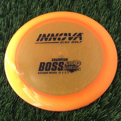 Innova Champion Boss with Burst Logo Stock 1108 Feet World Record Stamp- 160 Orange