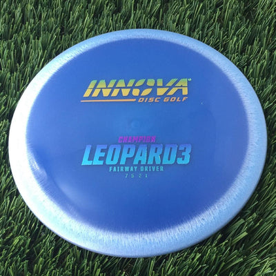 Innova Champion Leopard3 with Burst Logo Stock Stamp- 139 Blue