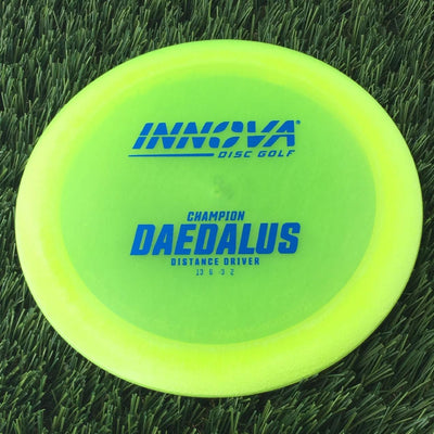 Innova Champion Daedalus with Burst Logo Stock Stamp- 150 Yellow