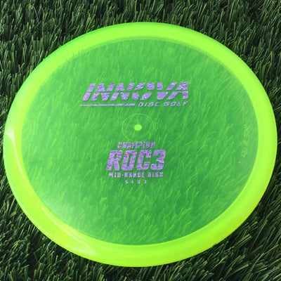 Innova Champion Roc3 with Burst Logo Stock Stamp- 172 Yellow