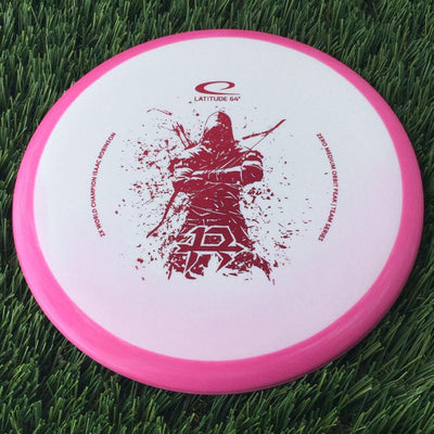 Latitude 64 Zero Line Medium Orbit Peak with 2X World Champion Isaac Robinson - Team Series 2025 Stamp- 173 Pink