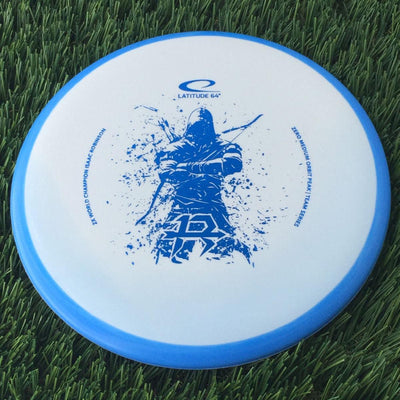 Latitude 64 Zero Line Medium Orbit Peak with 2X World Champion Isaac Robinson - Team Series 2025 Stamp- 173 Blue