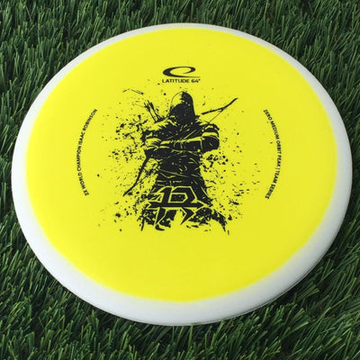 Latitude 64 Zero Line Medium Orbit Peak with 2X World Champion Isaac Robinson - Team Series 2025 Stamp- 173 Yellow