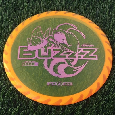 Discraft Elite Z FuZed Line with Saw Pattern Buzzz with Big Bee with Saw Blade - "Buzzzsaw" Stamp- 180 Orange