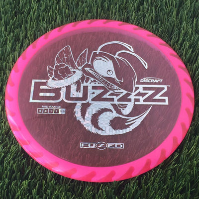 Discraft Elite Z FuZed Line with Saw Pattern Buzzz with Big Bee with Saw Blade - "Buzzzsaw" Stamp- 180 Pink